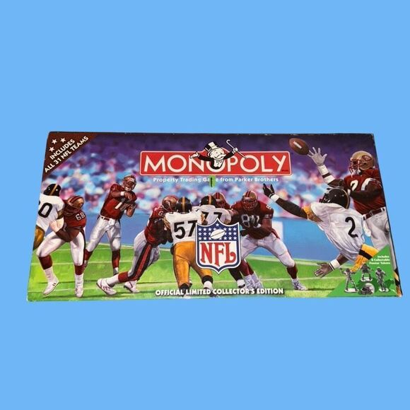 NEW Monopoly NFL Official Limited Collector's Edition Complete Open Box - Picture 1 of 11
